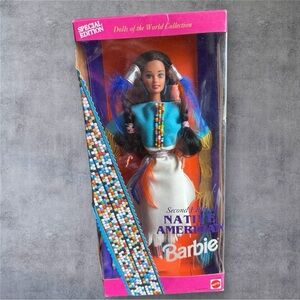 Second Edition Dolls of the World Collection - Native American Barbie - NIB